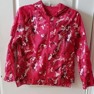 Pink Puma lightweight rain jacket -M
